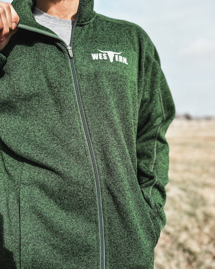 Men's Drifter Full Zip Fleece Jacket - Forest Heather