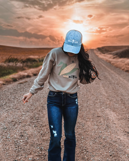 MidWESTERN Crew - Tan