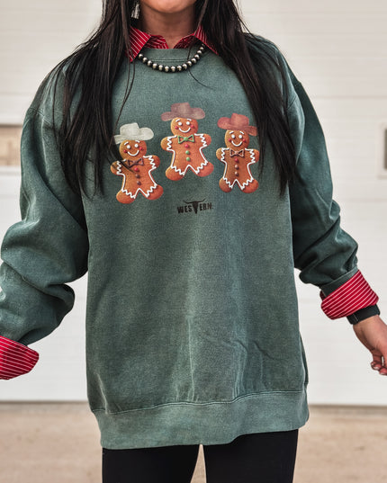 Gingerbread Cowboys Crew - Spruce