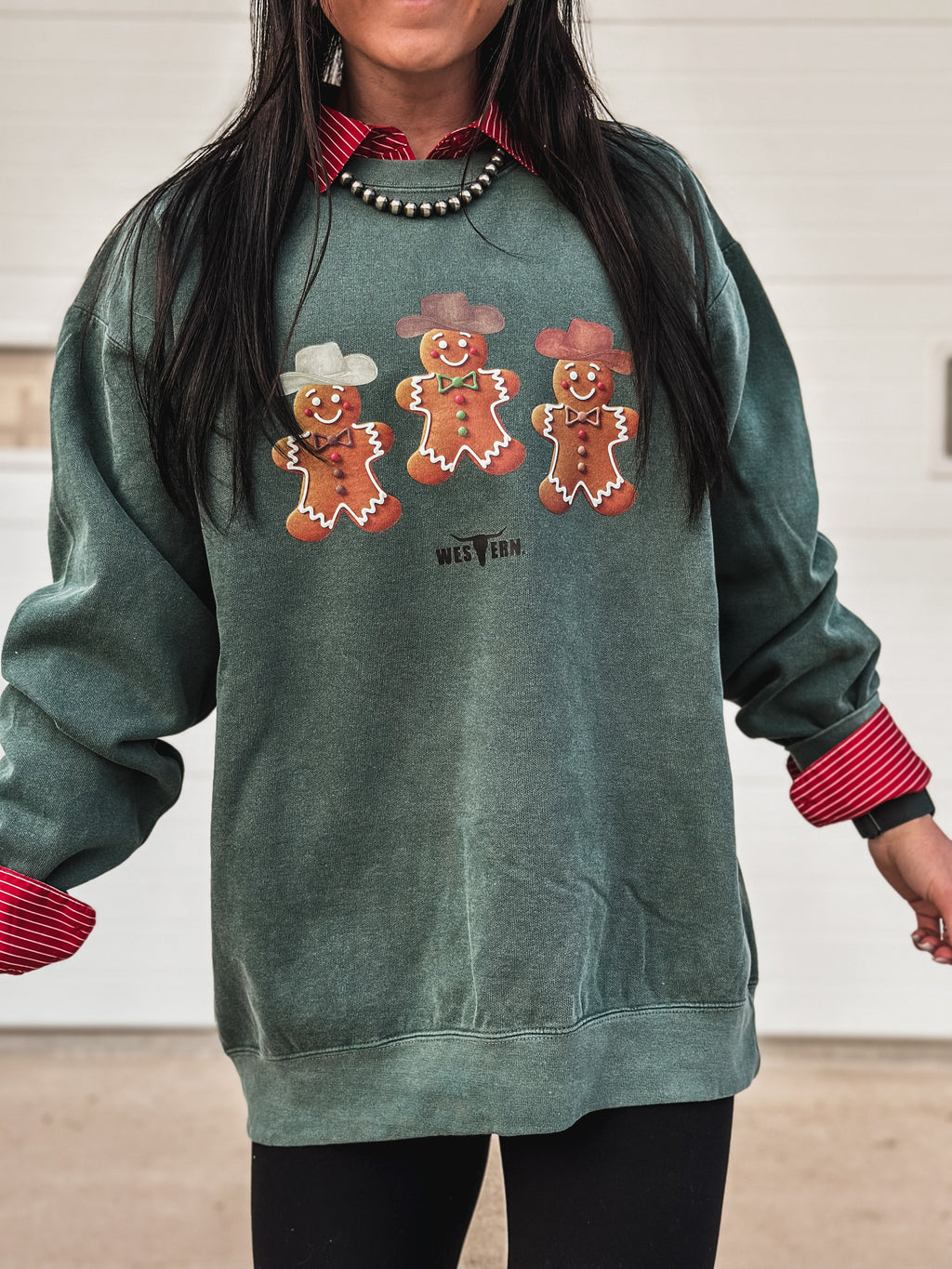 Gingerbread Cowboys Crew - Spruce