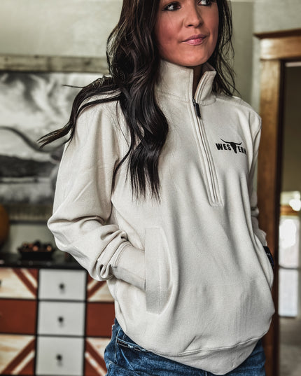 Brand In My Element Men's 1/4 Zip - Almond