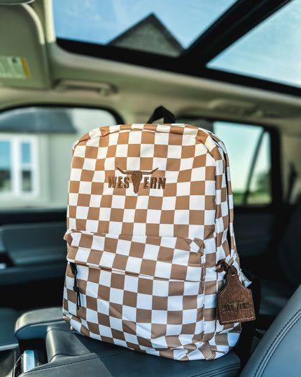 Checker Brand Backpack