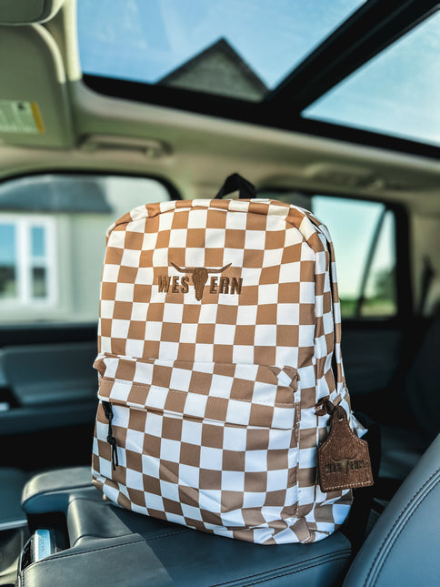 Checker Brand Backpack