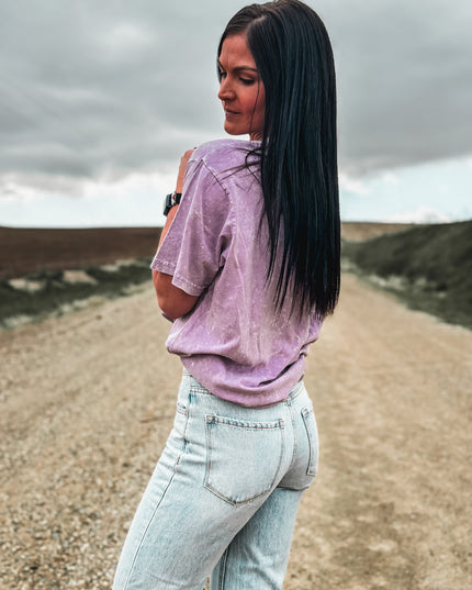 Strong + Divine Oversized Tee - Lavender