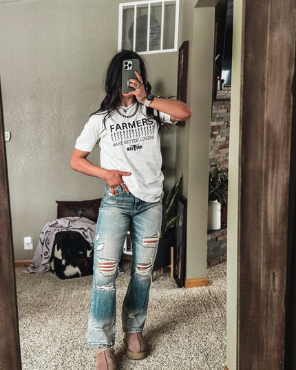 Farmers Make Better Lovers - Oatmeal Grey