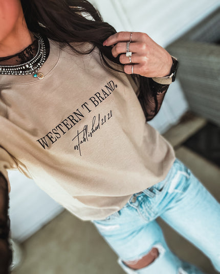 Western T Brand® T - Latte