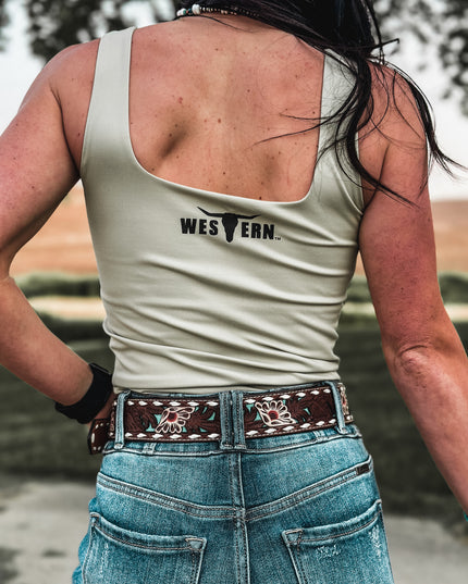Brand All Day Tank - Tan