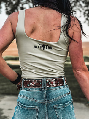 Brand All Day Tank - Tan