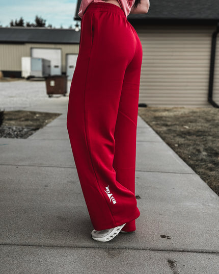 Brand Stride Scuba Wide Pants - Red