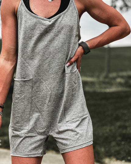 Brand Brunch’n Romper - Grey