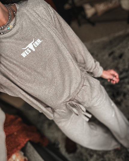 Brand Boulder Lounge Top - Soft Mocha