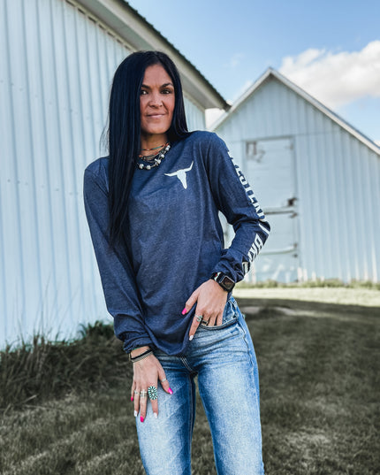 Brand Longsleeve Navy