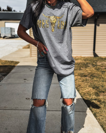 Brand Camo Woods Logo - Graphite Heather