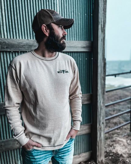 Brand Men’s Thermal Longsleeve - Oatmeal