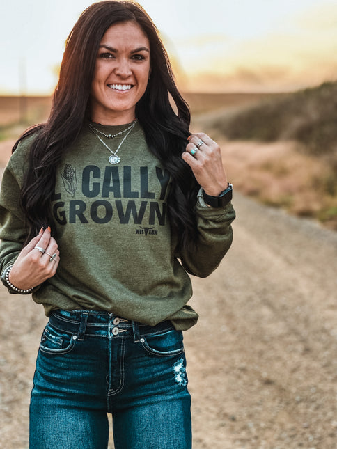 Locally Grown Crew - Olive