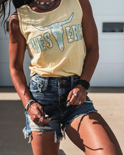 Brand Logo Daisies Tank