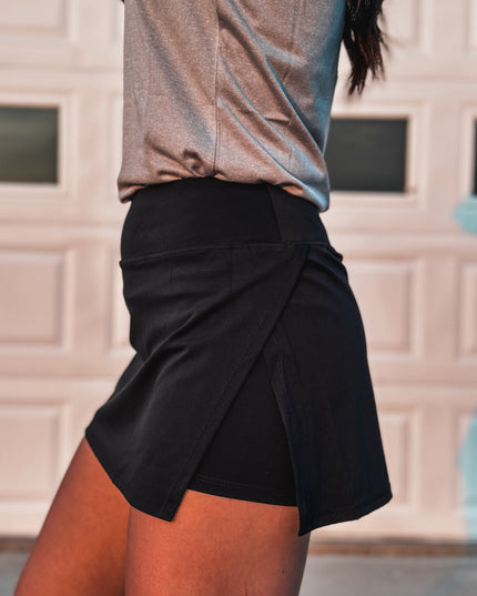 Brand Driver Skort - Black