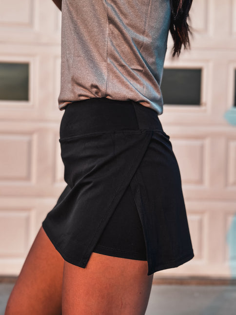 Brand Driver Skort - Black