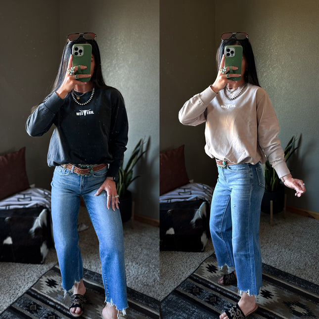 Brand Logo Bubble Hem Pullover