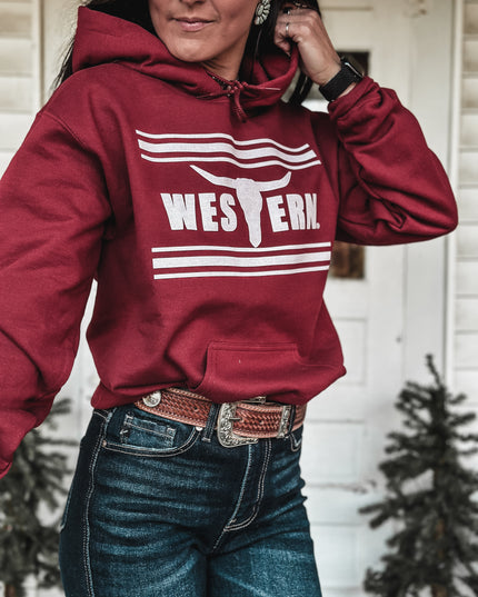 Brand Hoodie - Merlot