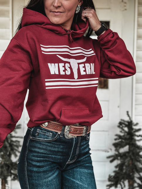 Brand Hoodie - Merlot