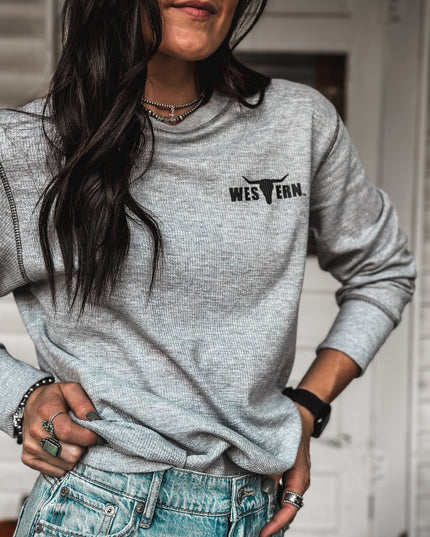 Brand Men’s Thermal Longsleeve - Heather Grey
