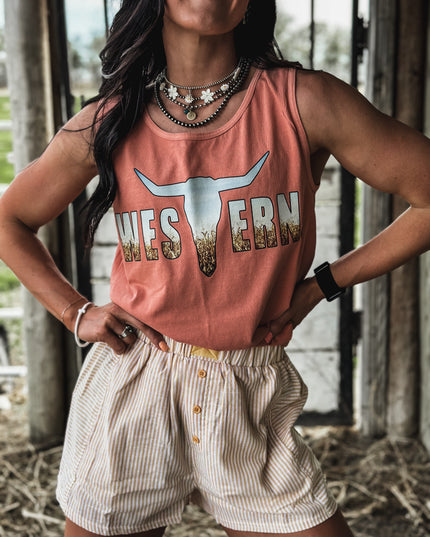 Brand Tank Coral