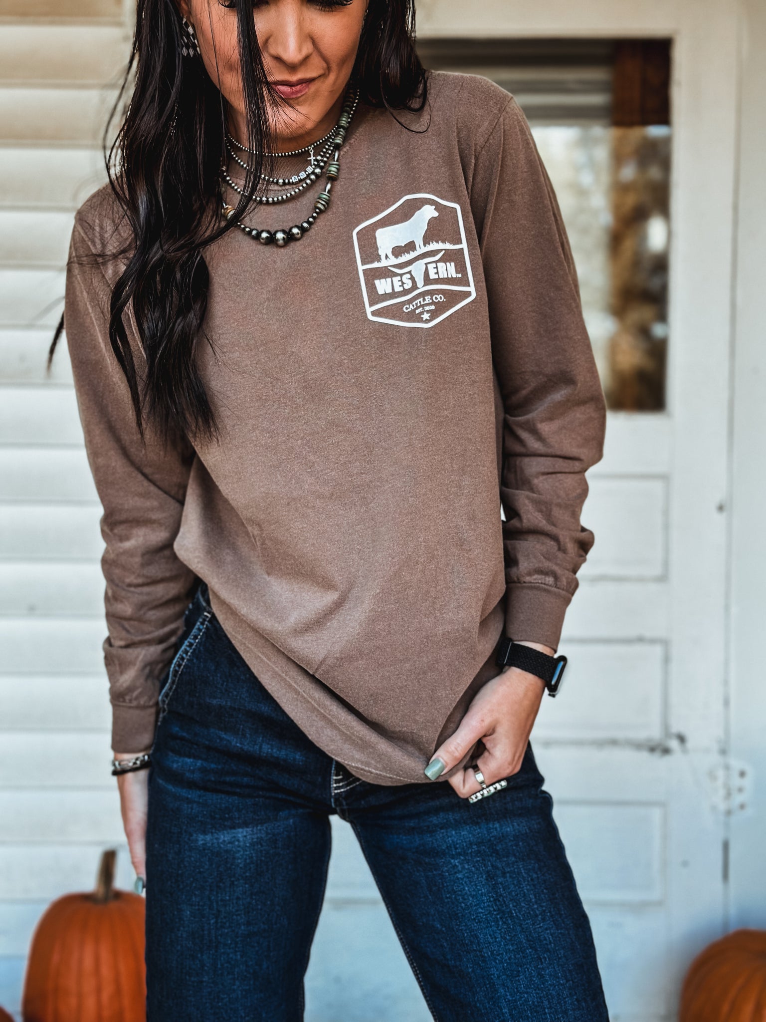 WTB Cattle Co. Longsleeve - Brown