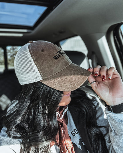 Brand Hat- Vintage Brown