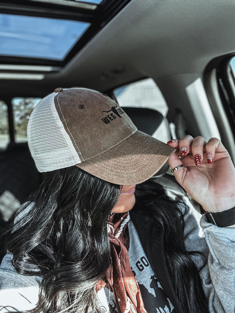 Brand Hat- Vintage Brown