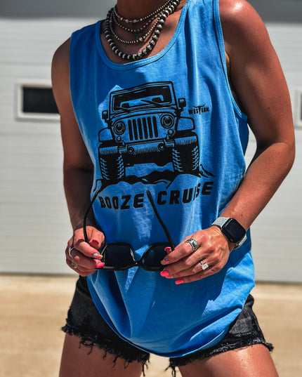Booze Cruise Tank - Blue Wave
