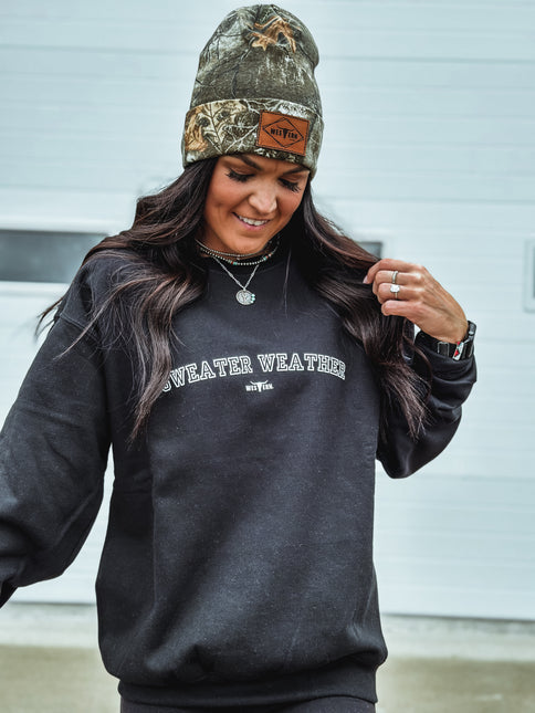 Sweater Weather Crew - Black