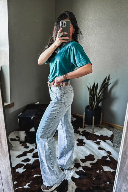 The Dakota Wide Leg Jean