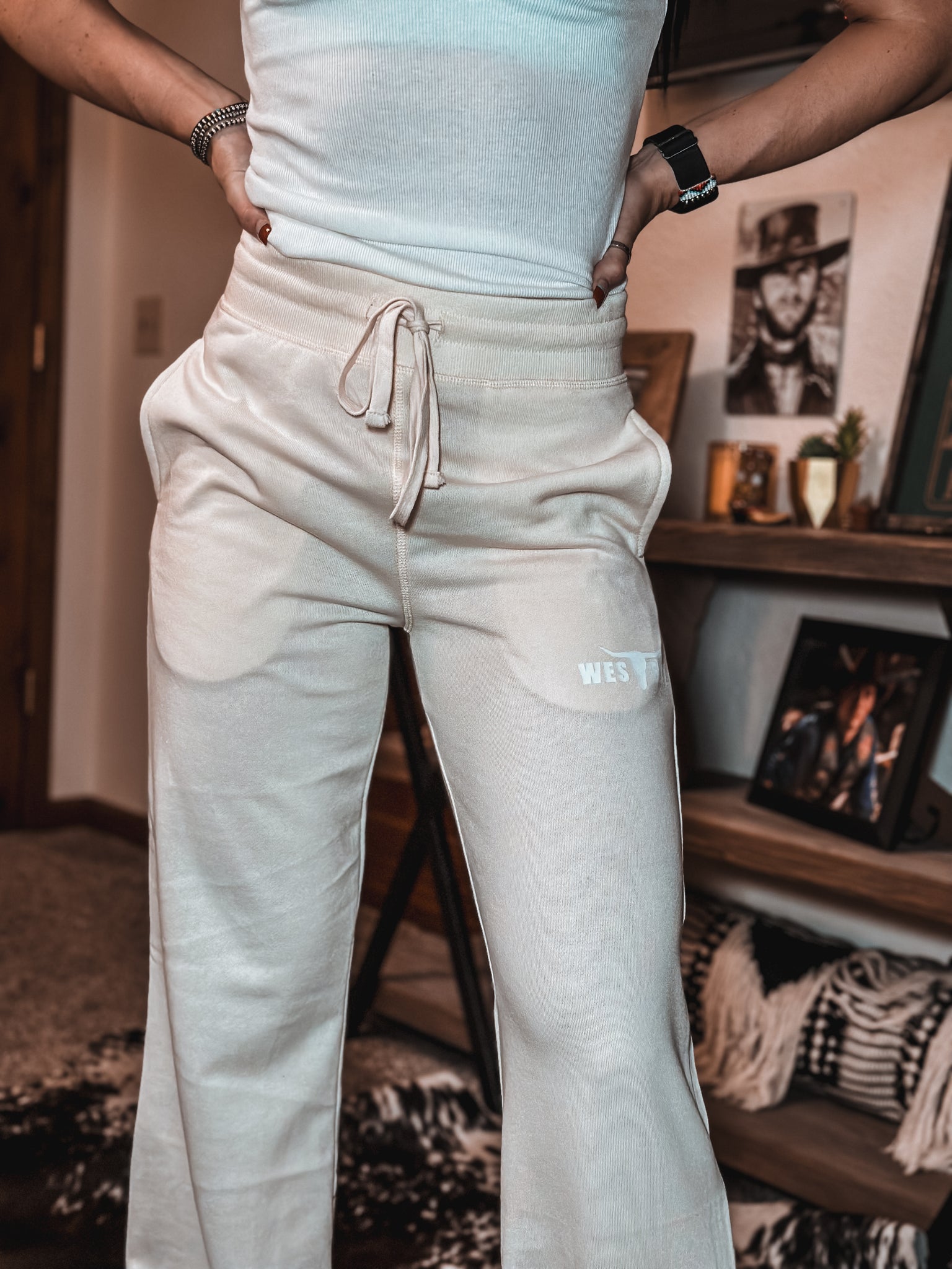 Brand Lazy Day Sweatpants - Natural