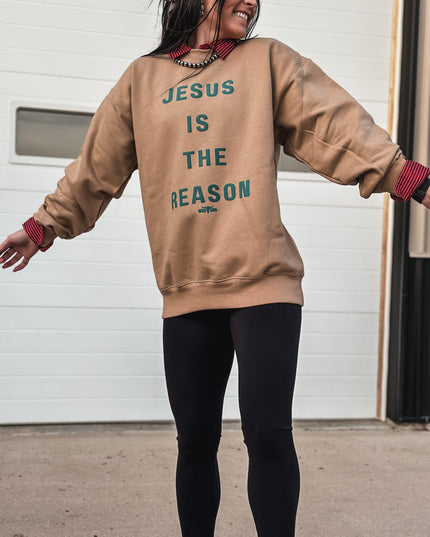 THE REASON [Seafoam Puff] Crew - Caramel