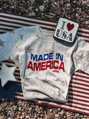 Made in America Toddler - Cream Stars