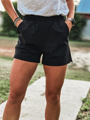 Brand Silo Shorts - Black