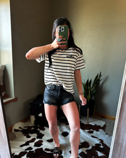 Striped Basic Short Sleeve - NEW COLORS