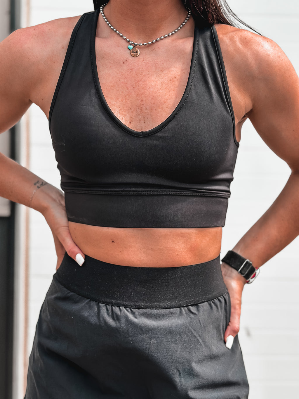 Brand Hi-Tek Crop Tank - Black