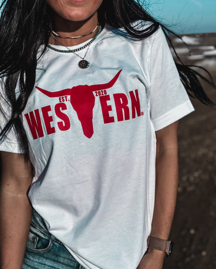 Brand Logo T Red/White