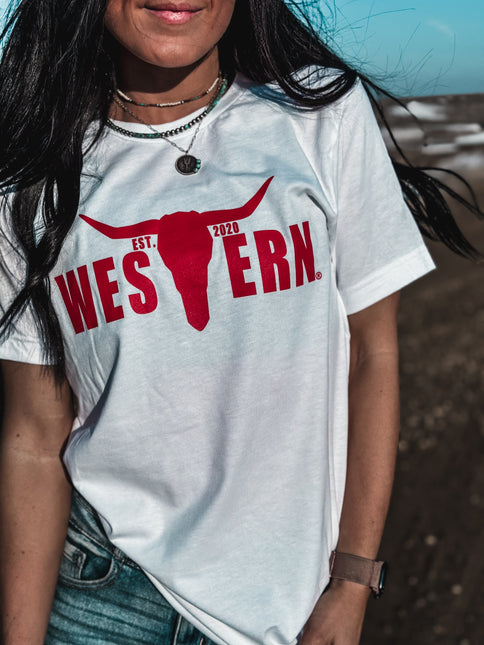 Brand Logo T Red/White