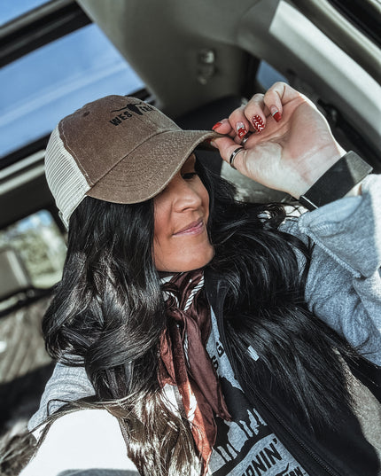 Brand Hat- Vintage Brown