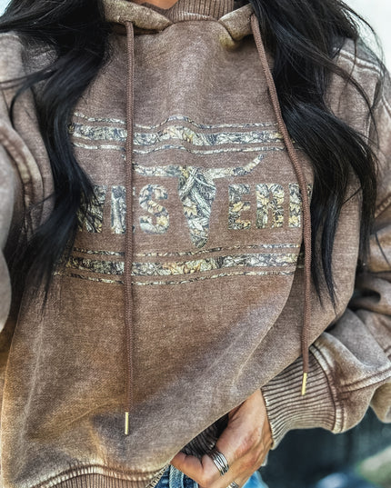 Brand Woods Camo Logo - Jersey Hoodie
