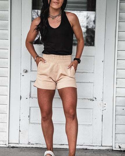 Brand Tri Knot Tank - Black