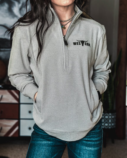 Brand In My Element Men's 1/4 Zip - Sleet