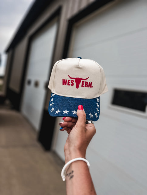 Brand Hat - Denim & Stars