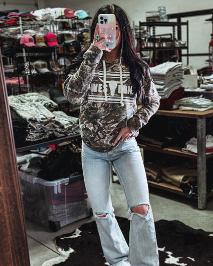 Brand Hoodie Backwoods Camo