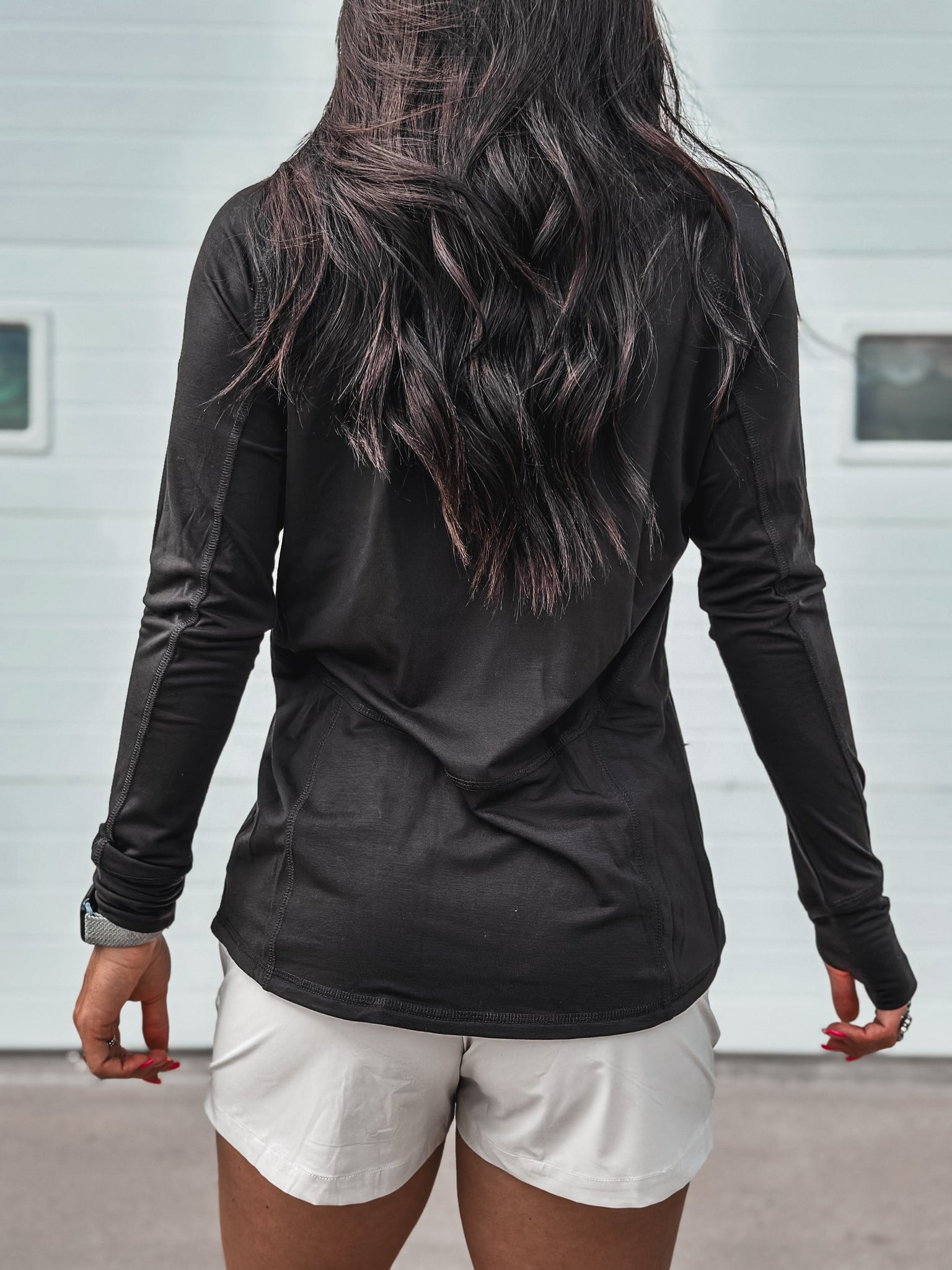 Brand Ladies Golfer 1/4 Zip - Black