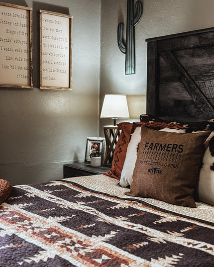 Farmers Make Better Lovers Pillow Cover