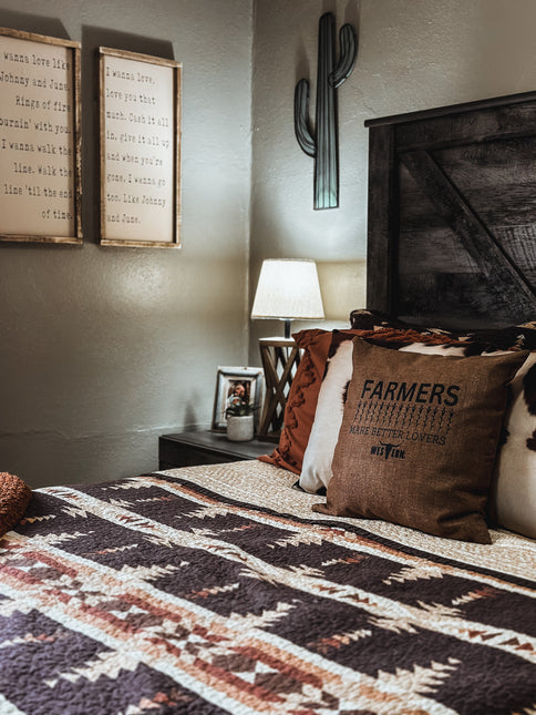 Farmers Make Better Lovers Pillow Cover